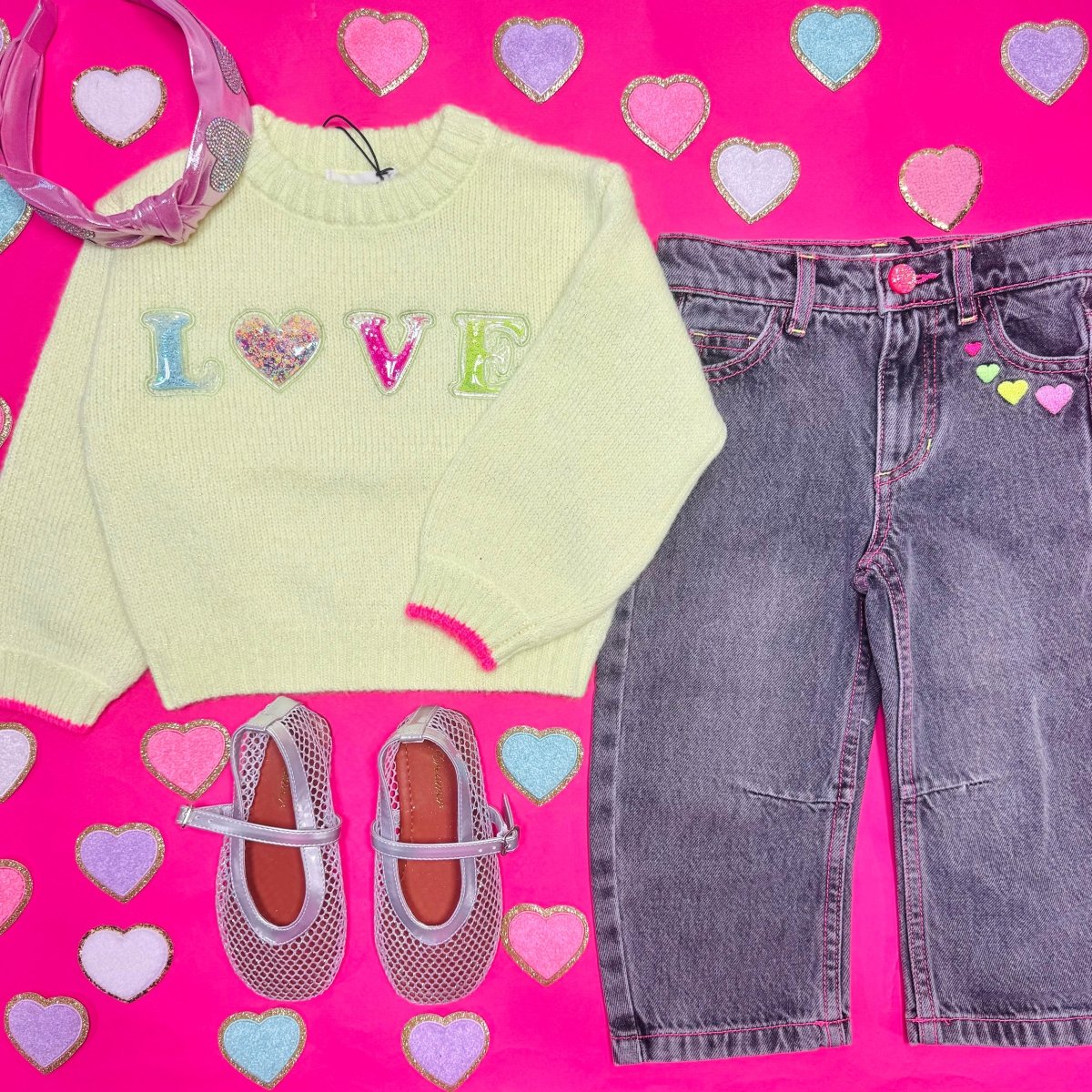 LOVE KNITTED SWEATER - BILLIEBLUSH - SWEATERS