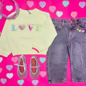 LOVE KNITTED SWEATER - BILLIEBLUSH - SWEATERS