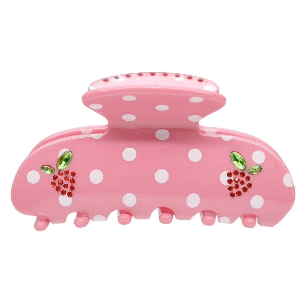 LYCHEE BERRY POLKA DOT SWEETHEART CLAW CLIP by EMI JAY | Kids