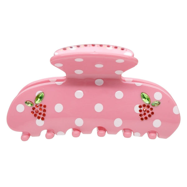 LYCHEE BERRY POLKA DOT SWEETHEART CLAW CLIP by EMI JAY | Kids