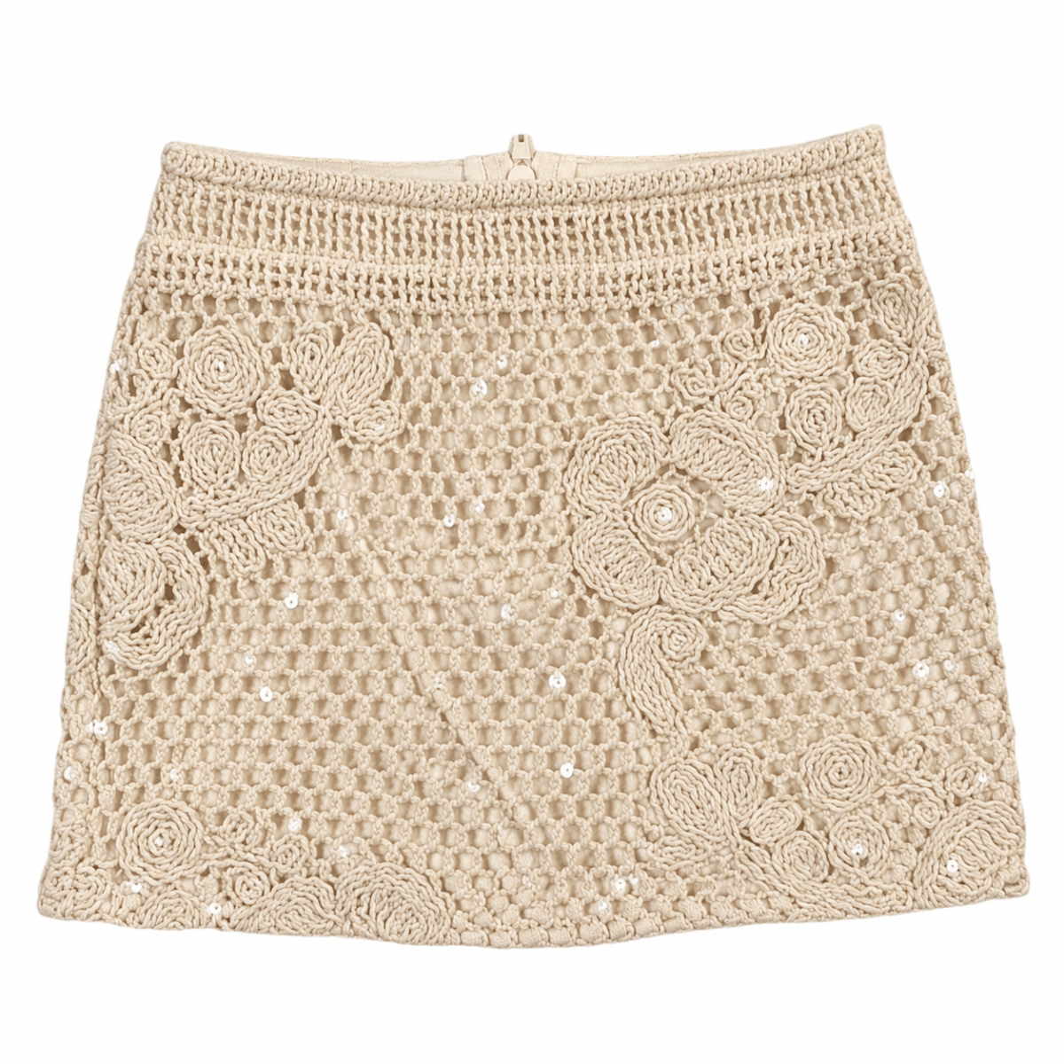MADISON SEQUIN CROCHET SKIRT - MARLO