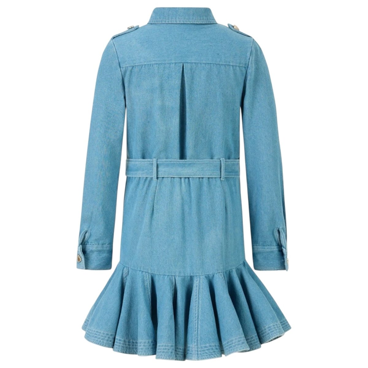 MAGGIE DENIM DRESS (PREORDER) - DRESSES