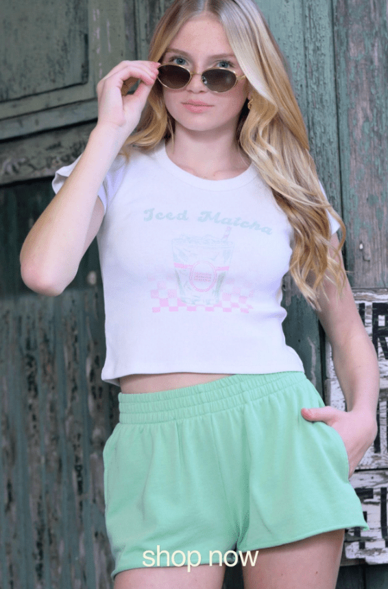 MATCHA TSHIRT (PREORDER) - SHORT SLEEVE TOPS