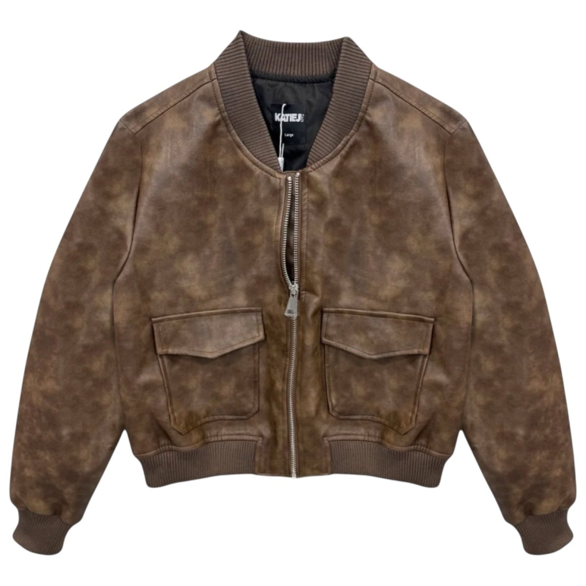 MAVERICKS LEATHER BOMBER JACKET (PREORDER) - JACKETS