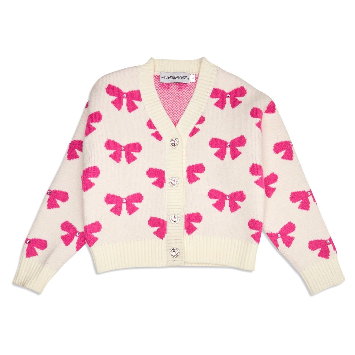 MAYA BOW CARDIGAN - CARDIGANS