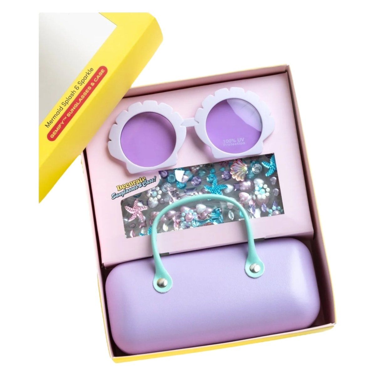 MERMAID SPLASH AND SPARKLE GEMIFY SUNGLASSES AND CASE (PREORDER) - SUPER SMALLS
