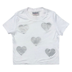 METALLIC HEARTS TSHIRT - SHORT SLEEVE TOPS