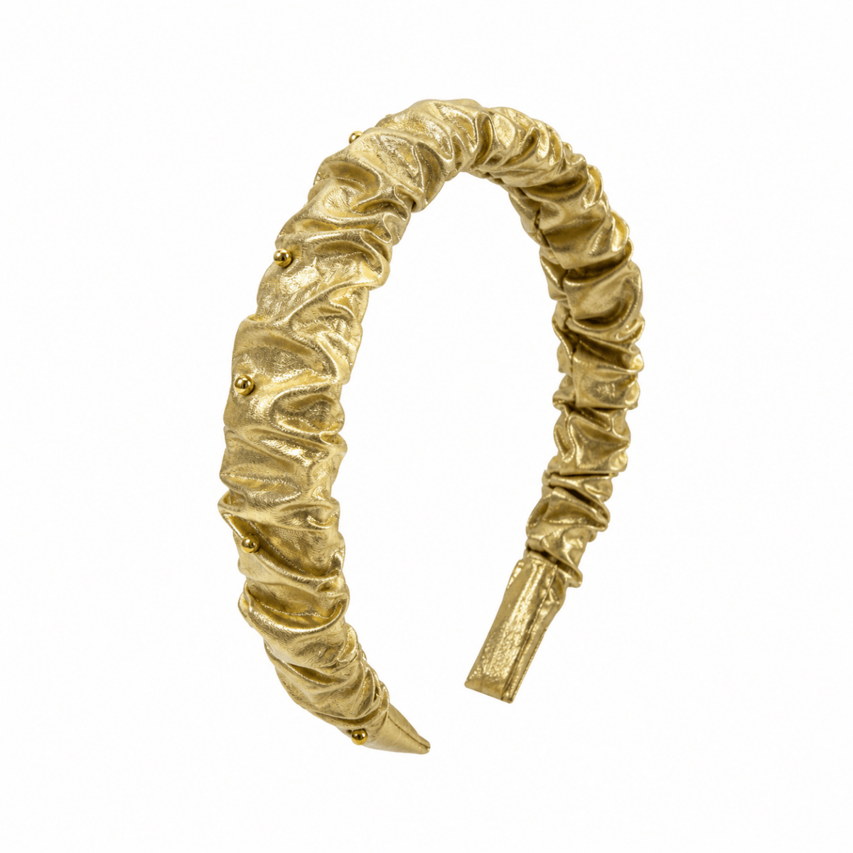 METALLIC SCRUNCHY HEADBAND - BARI LYNN