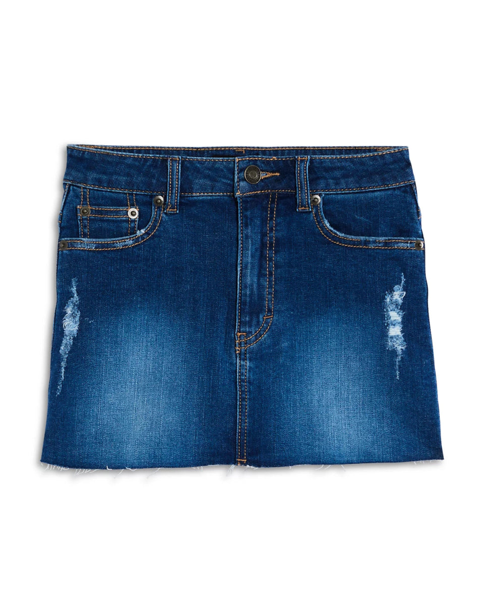 MIAMI MID WASH SKIRT (PREORDER) - KATIE J NEW YORK
