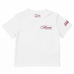 MIAMI ST BARTH HOTEL TSHIRT - MC2 SAINT BARTH KIDS