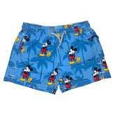 MICKEY PALM TREES SWIM TRUNKS - MC2 SAINT BARTH KIDS - SWIM TRUNKS