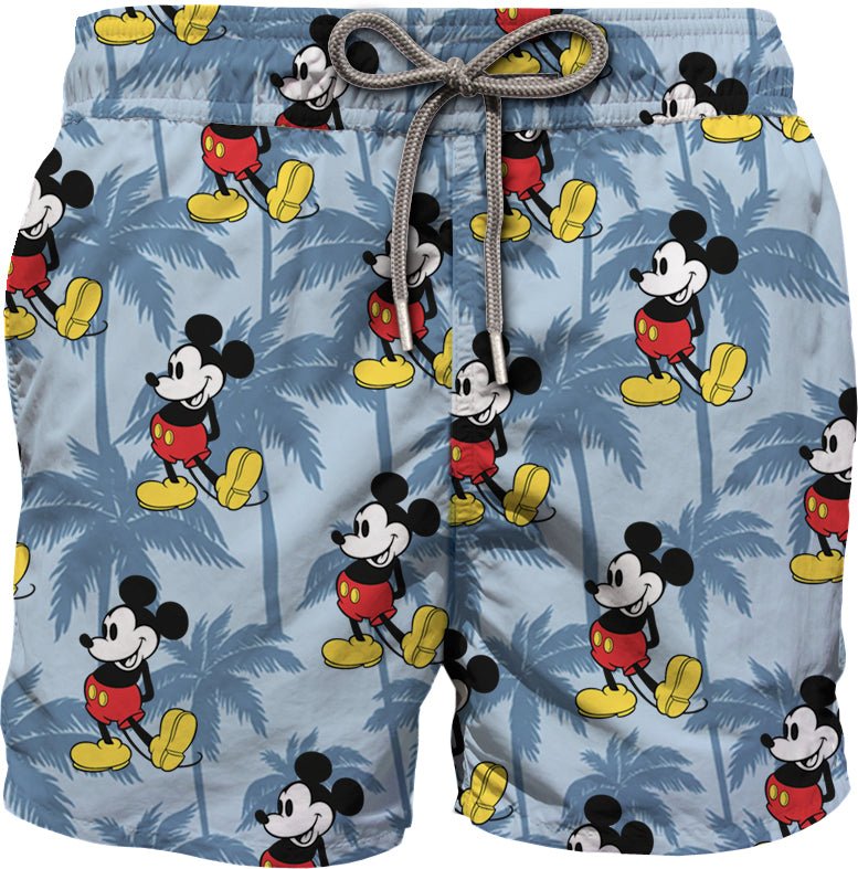 MICKEY PALM TREES SWIM TRUNKS (PREORDER) - MC2 SAINT BARTH KIDS