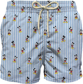 MICKEY STRIPE SWIM TRUNKS (PREORDER) - MC2 SAINT BARTH KIDS
