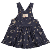 MIDNIGHT BANDANA OVERALL DRESS (PREORDER) - WILD WAWA - DRESSES