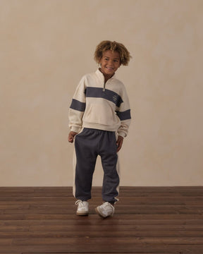 MIDNIGHT PANELED SWEATPANTS - RYLEE + CRU - SWEATPANTS