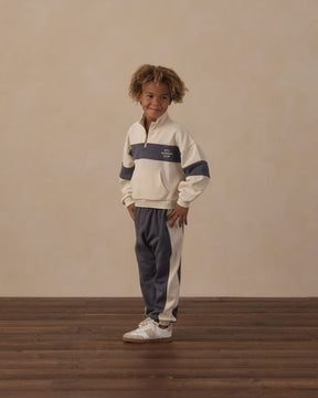 MIDNIGHT PANELED SWEATPANTS - RYLEE + CRU - SWEATPANTS