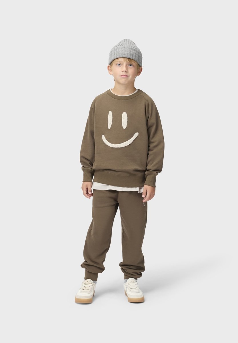 MIKE GROUND SMILEY SWEATSHIRT - MOLO - SWEATERS