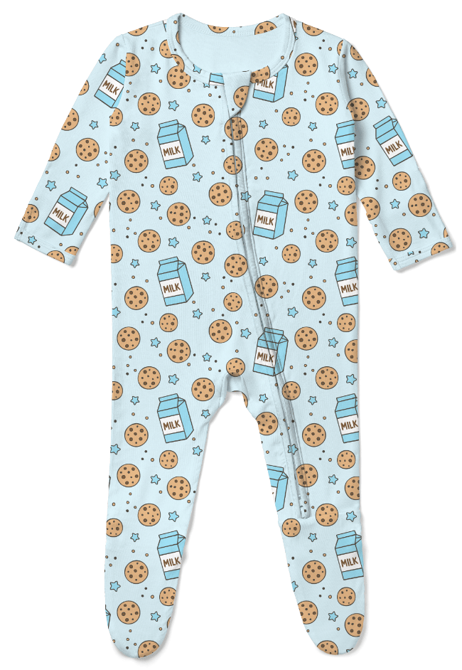 MILK & COOKIES FOOTIES (PREORDER) - BABY STEPS