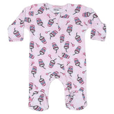 MILKSHAKE ZIP FOOTIE - BABY STEPS