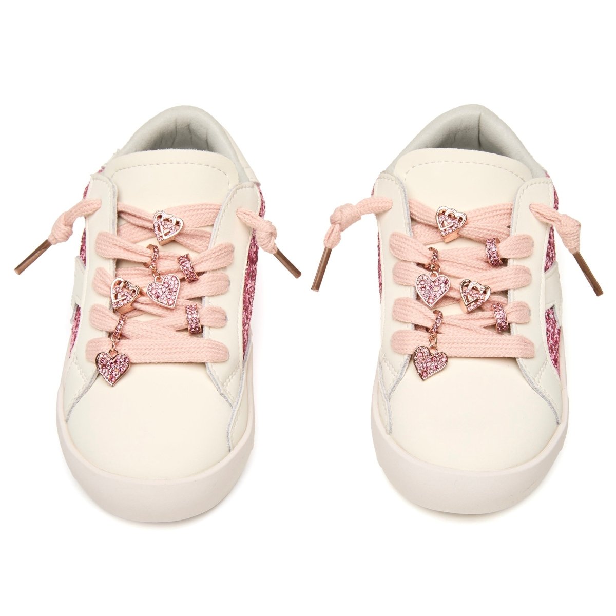 MIMI METALLIC CHARMS GLITTER SNEAKERS - MINI DREAMERS