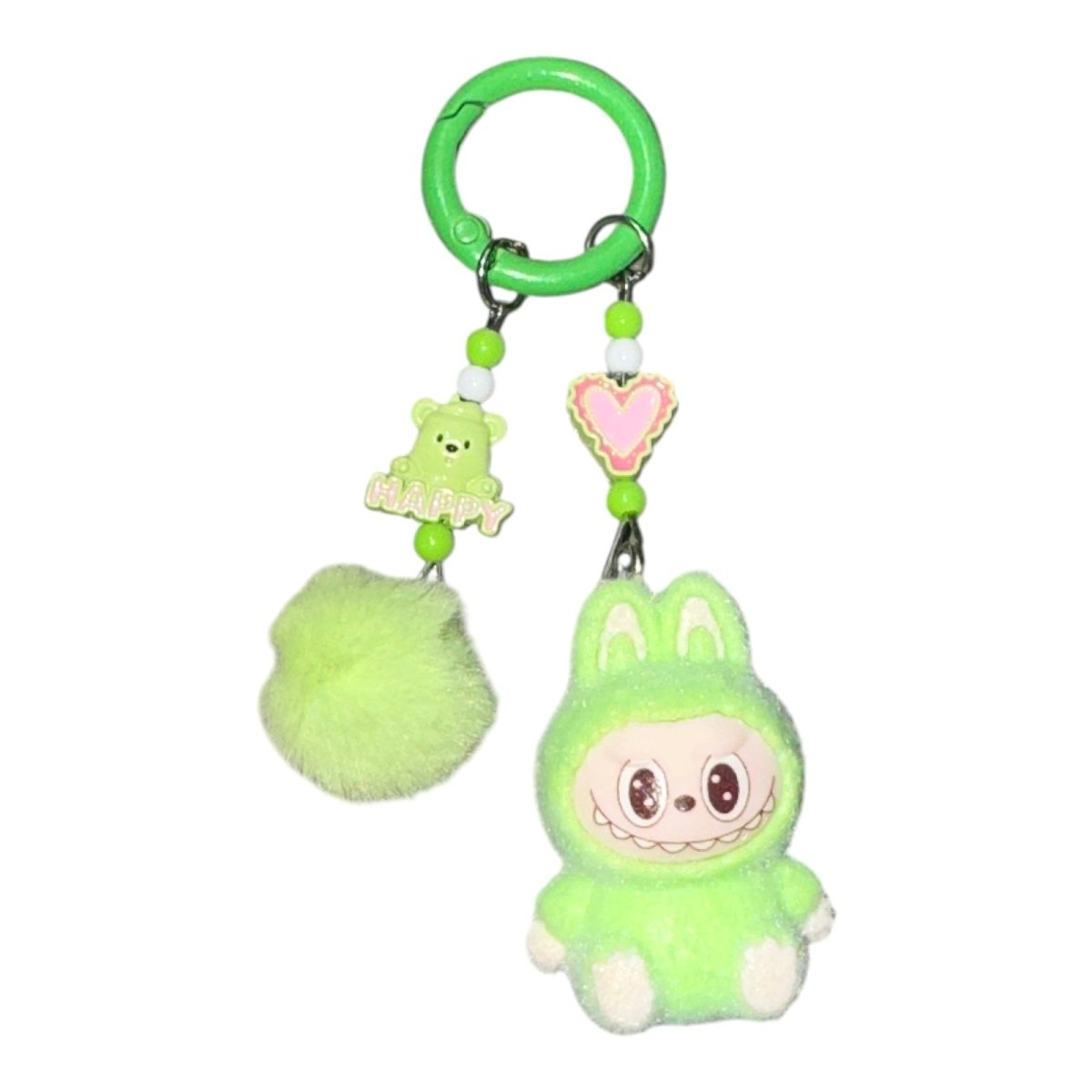 MINI BEADED HAPPY LAFUFU PHONE CHARM - TOYS