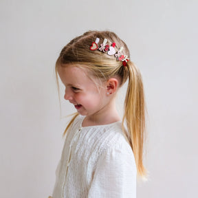 MINI CHERRIES & HEART CLIPS SET OF 8 - MIMI & LULA - CLIPS