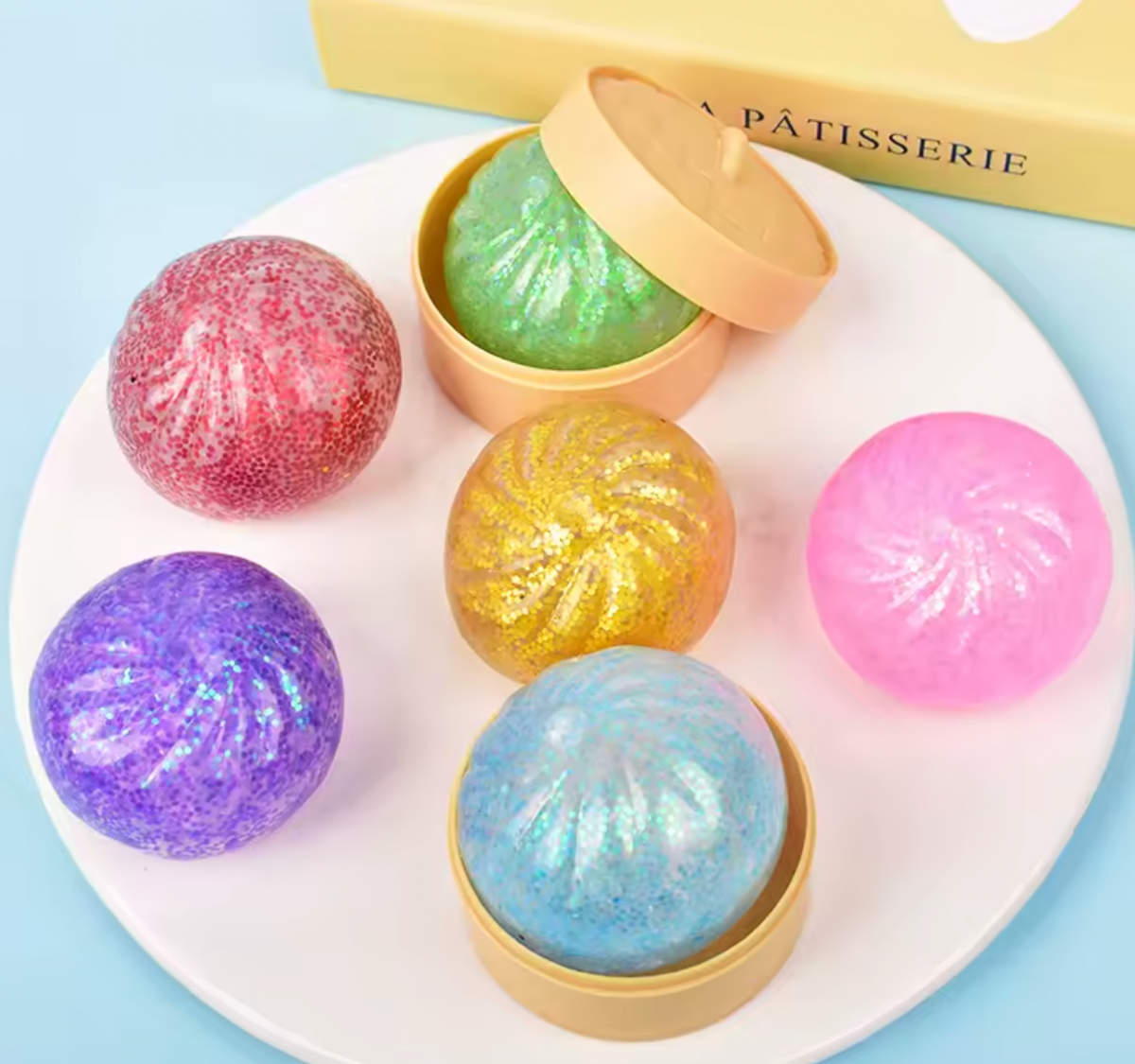 MINI GLITTER SQUISHY DUMPLING BLIND BOX MYSTERY - MINI DREAMERS