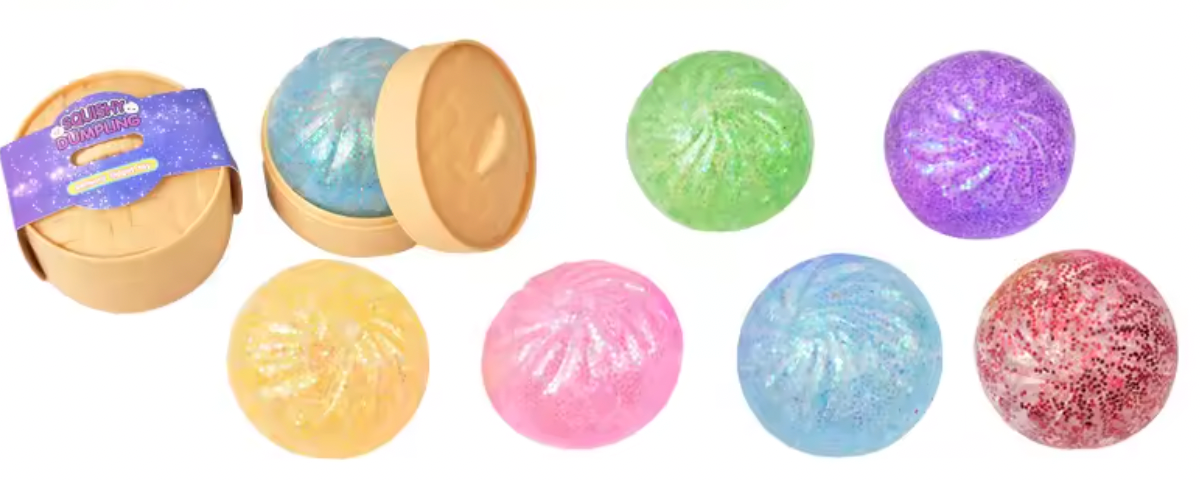 MINI GLITTER SQUISHY DUMPLING BLIND BOX MYSTERY - MINI DREAMERS