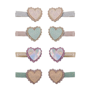 MINI SCALLOPED HEART CLIPS SET OF 4 (PREORDER) - MIMI & LULA - CLIPS