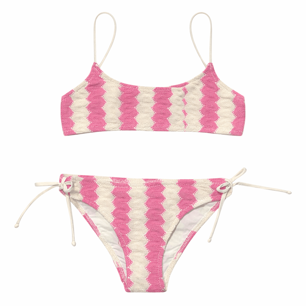 MINI WAVES KNITTED JAIDEN TWO PIECE BIKINI - MC2 SAINT BARTH KIDS