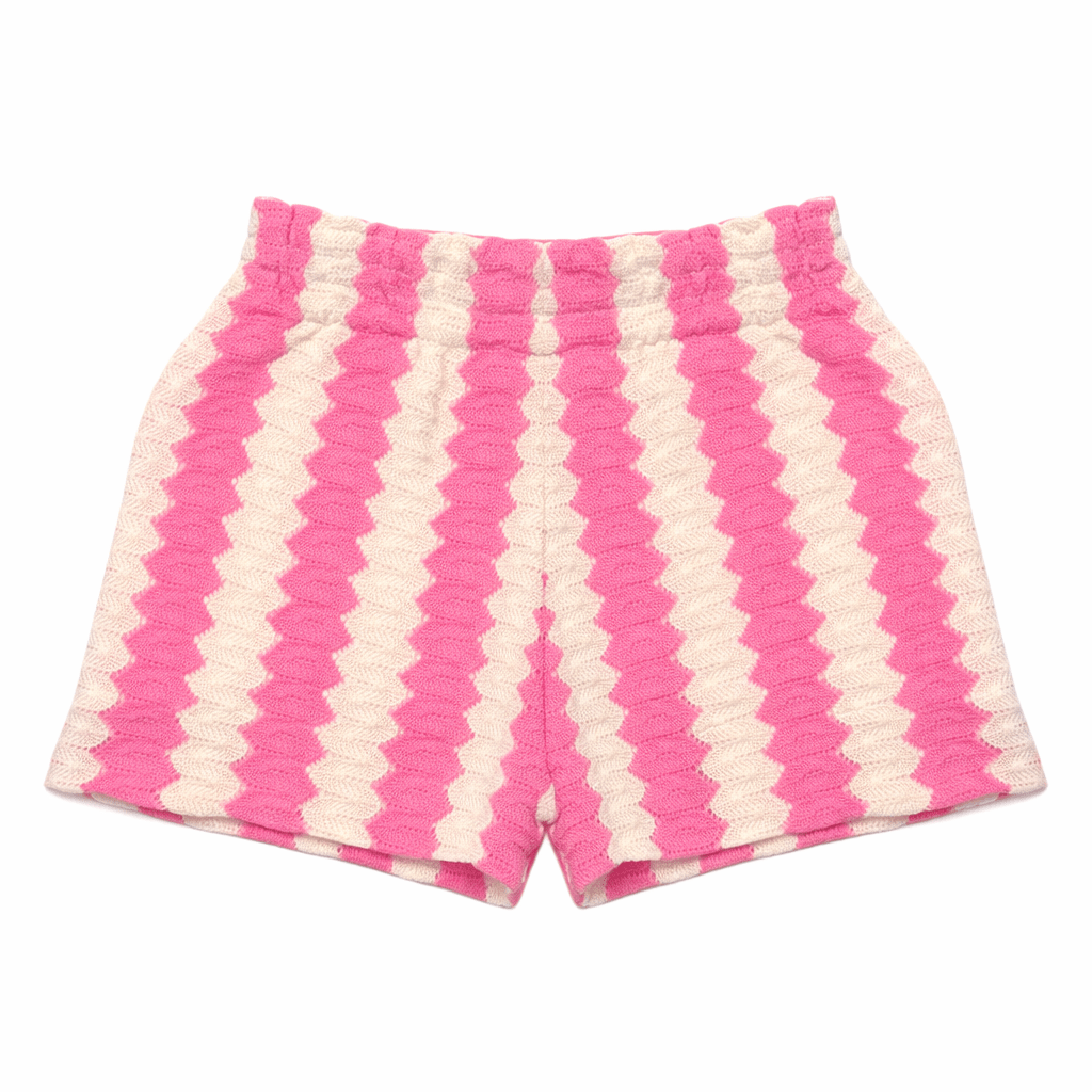 MINI WAVES KNITTED MEAVE JR SHORTS - MC2 SAINT BARTH KIDS