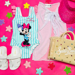 MINNIE MOUSE THE SEA IS CALLING CAROL ONE PIECE SWIMSUIT - MC2 SAINT BARTH KIDS - ONE PIECE SWIMSUIT