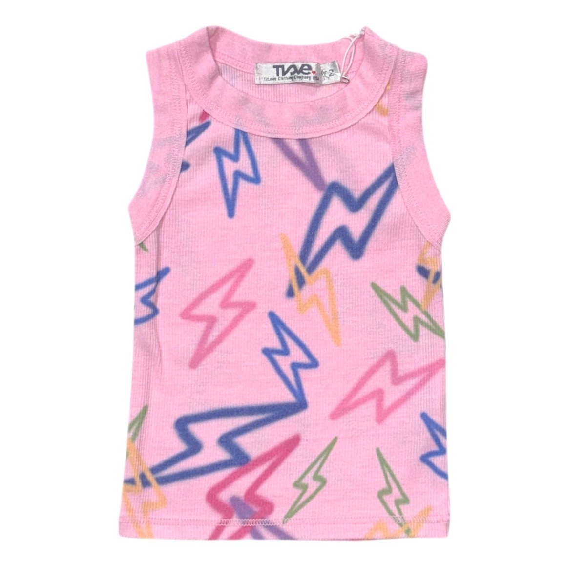 MIXED BOLT TANK TOP - T2LOVE