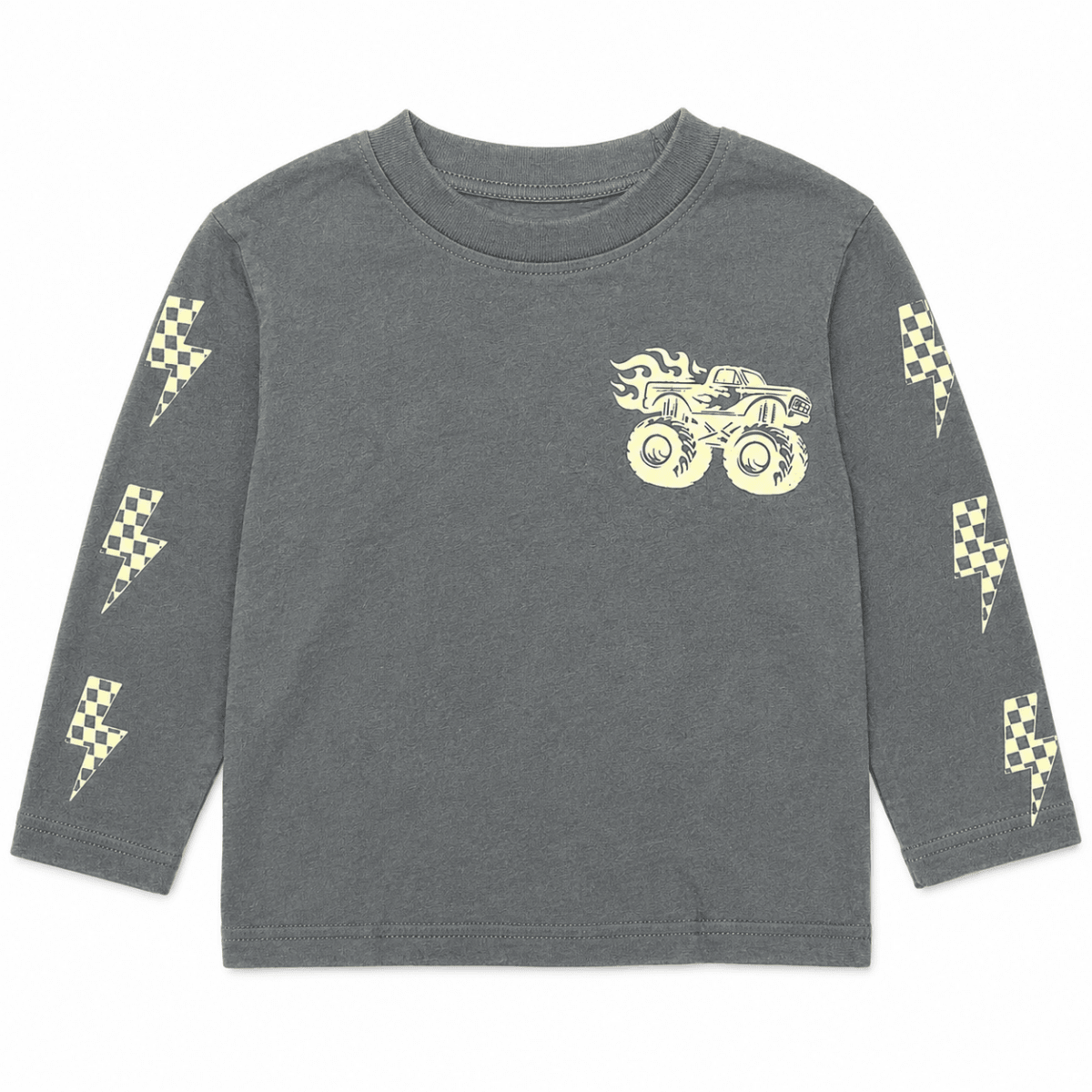 MONSTER TRUCK LONG SLEEVE TSHIRT - CHASER KIDS