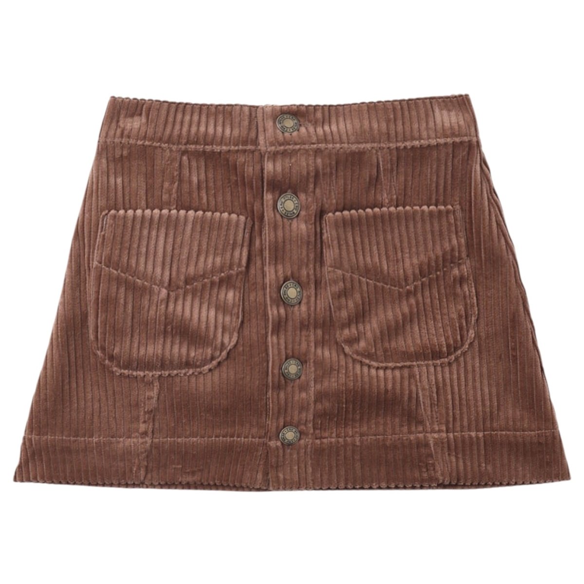 MULBERRY DENVER CORDUROY MINI SKIRT - RYLEE + CRU - SKIRTS