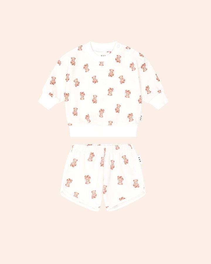 MY FIRST HUX SWEATSHIRT AND SHORTS SET (UNISEX) (PREORDER) - HUXBABY