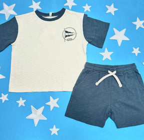 NAUTICAL FLAG TSHIRT - RYLEE + CRU