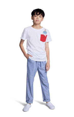 NAUTICAL STRIPE LINEN RESORT PANTS (PREORDER) - PANTS