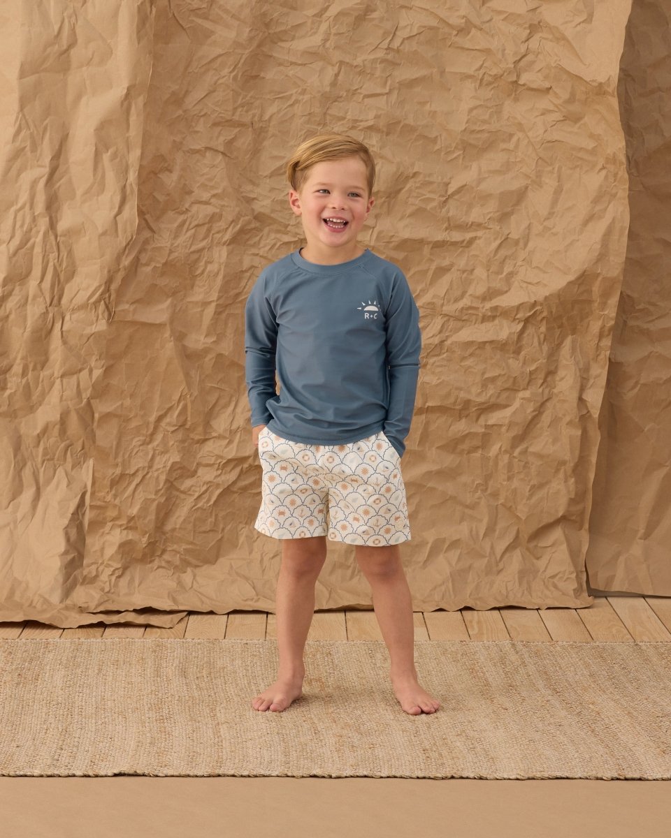 NAUTICAL SWIM TRUNKS - SWIM TRUNKS