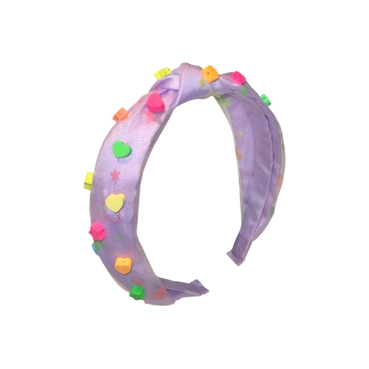NEON CHARMS KNOT HEADBAND - BARI LYNN