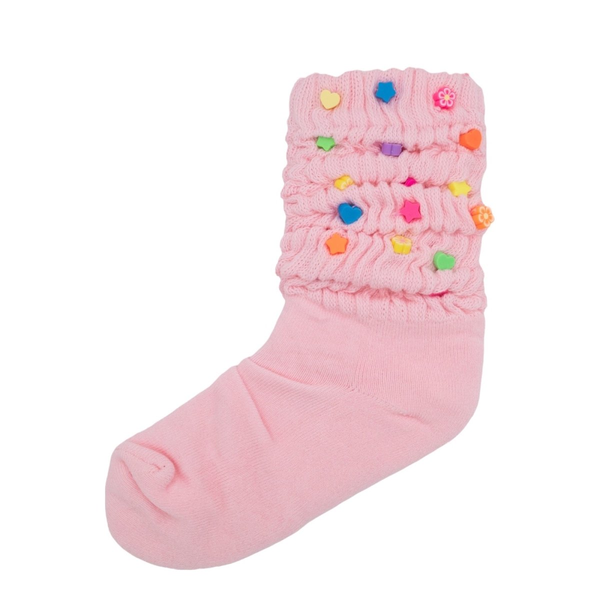NEON CHARMS SCRUNCHY SOCKS - BARI LYNN