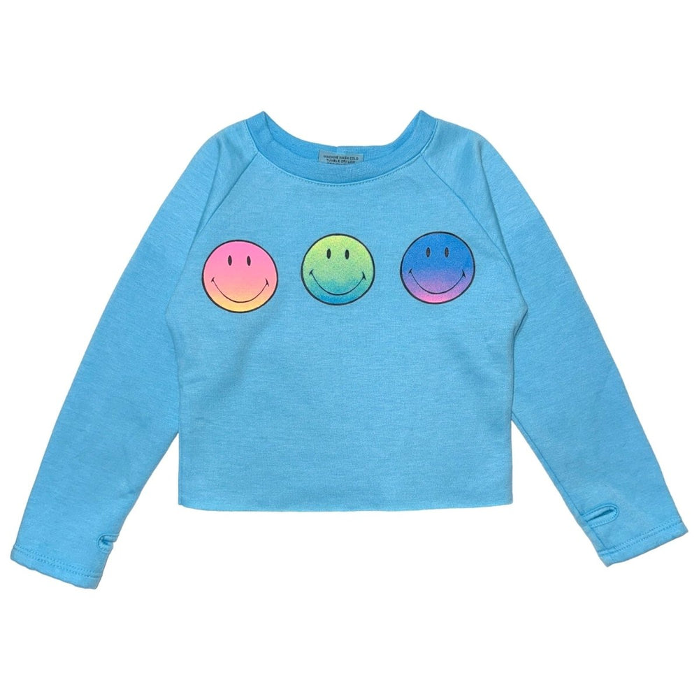 Smiley Drift Hoodie - Neon Green