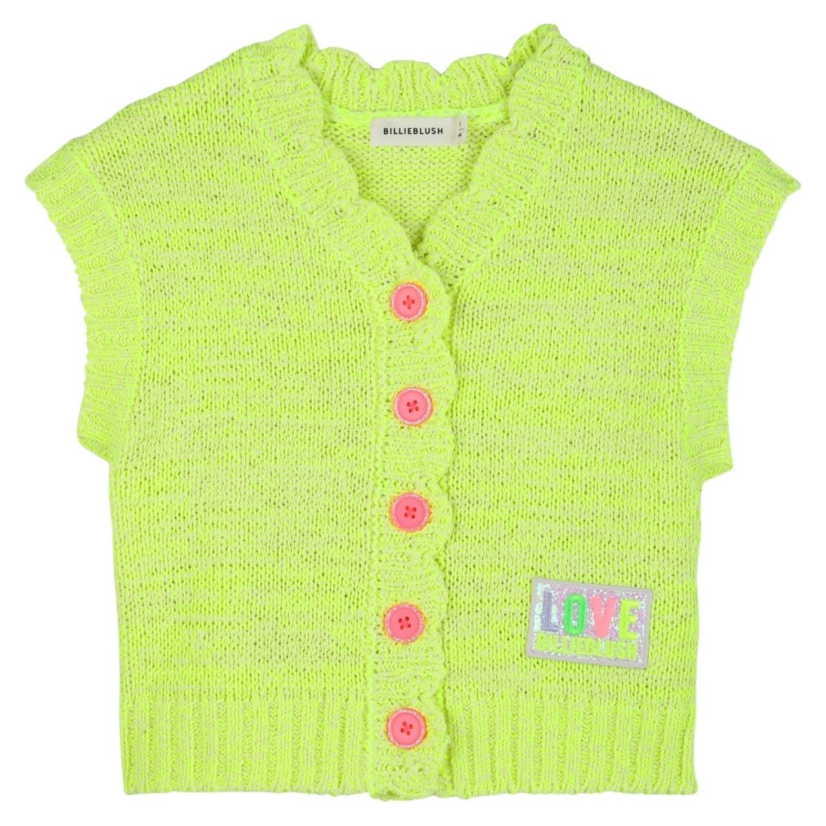 NEON SWEATER VEST - BILLIEBLUSH