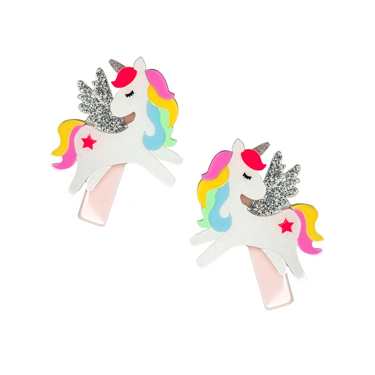 NEON UNICORN ALLIGATOR CLIPS (PREORDER) - LILIES & ROSES