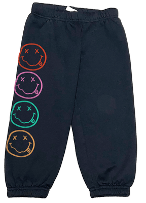 NIRVANA SMILEY SWEATPANTS (UNISEX) (PREORDER) - ROWDY SPROUT
