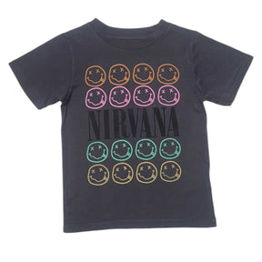NIRVANA SMILEY TSHIRT - SHORT SLEEVE TOPS