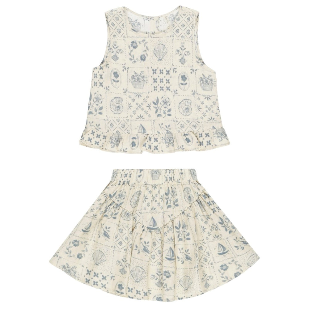 Rylee + Cru Fisher Romper Sailboat main image 1
