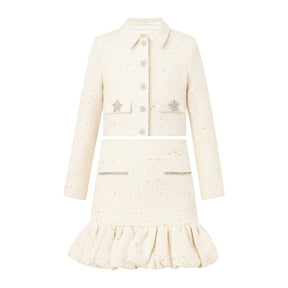 ODELIA HEART SHAPED TOP, SKIRT, AND JACKET SET (PREORDER) - MARLO