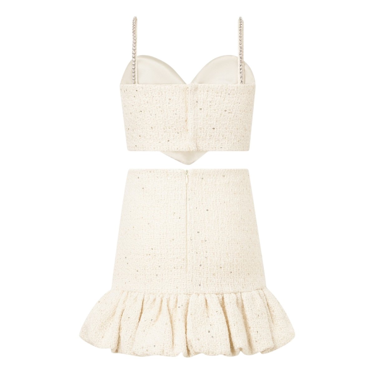 ODELIA HEART SHAPED TOP, SKIRT, AND JACKET SET (PREORDER) - MARLO