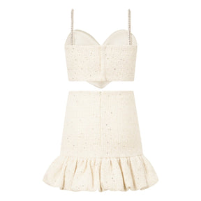 ODELIA HEART SHAPED TOP, SKIRT, AND JACKET SET (PREORDER) - MARLO